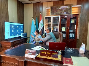 طلبة المرحلة الاولى يستكملون امتحانات الفصل الدراسي الاول الكترونيا