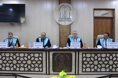 مناقشة الطالبة اسراء حسين 