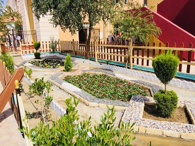 تطوير حدائق الكلية 