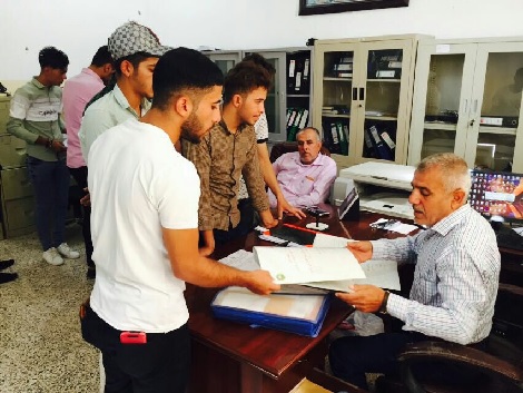 استقبال الطلبة