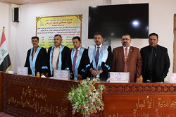 مناقشة الطالب مؤيد مصطفى