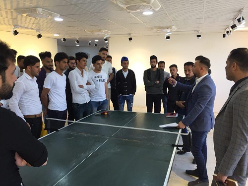 مشاركة الطلبة في النشاط الرياضي